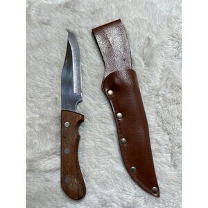 Hunter’s Choice knife with leather holder set
